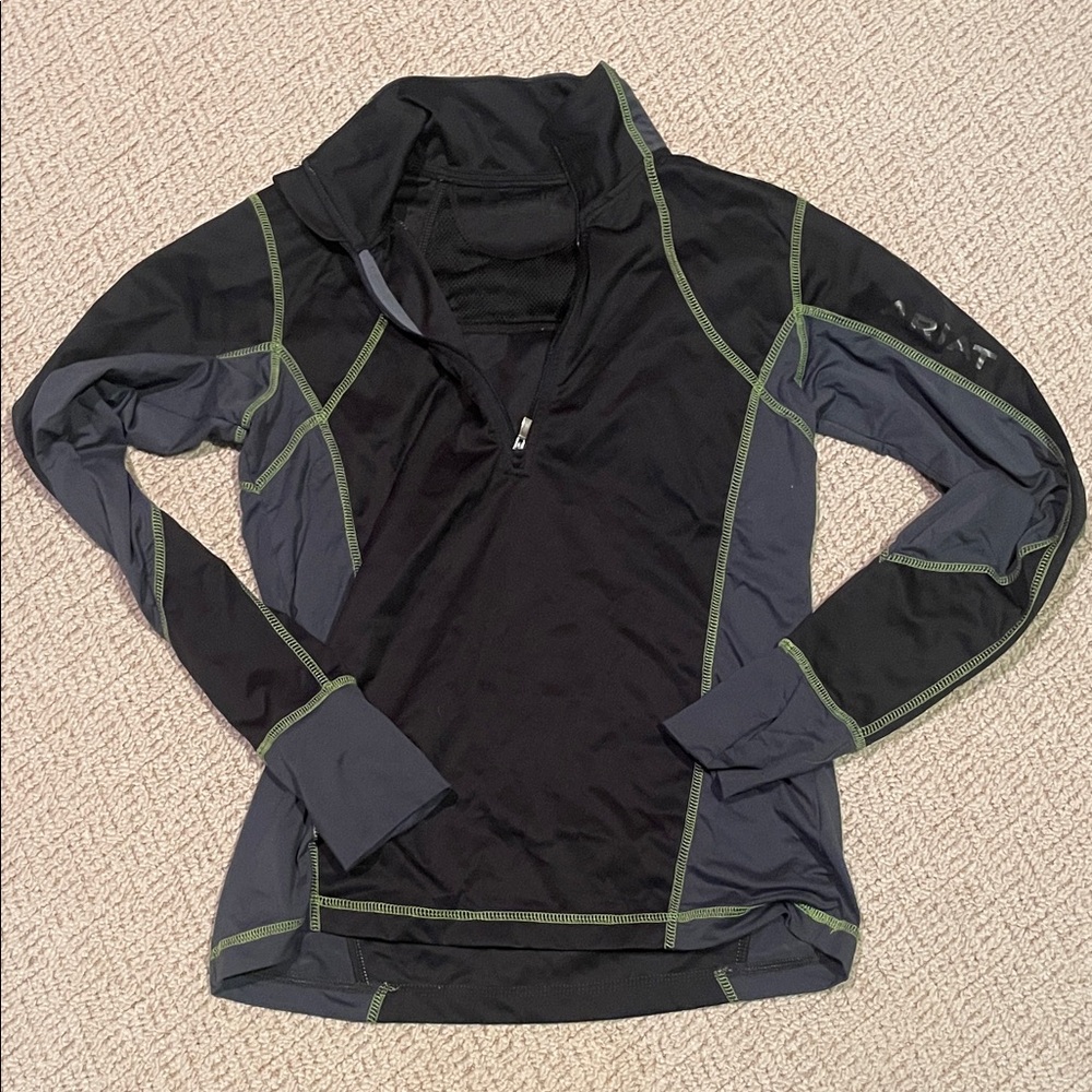 Ariat Black and Gray Women's Top